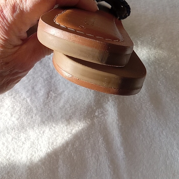 NWOT Jack Rogers Dark Navy & Brown Size 9.5 Womens Slide Sandals - Picture 2 of 5